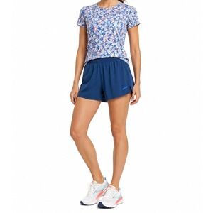 Brooks Running Shorts Womens S Blue Athleisure Stretch Casual